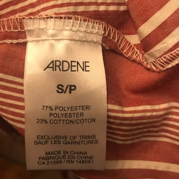 3 for 20$ // Orange Striped Summer Dress - Picture 4 of 4